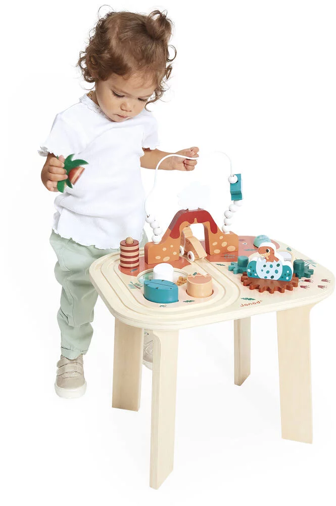 DINO - TABLE D'ACTIVITES DINO EN BOIS