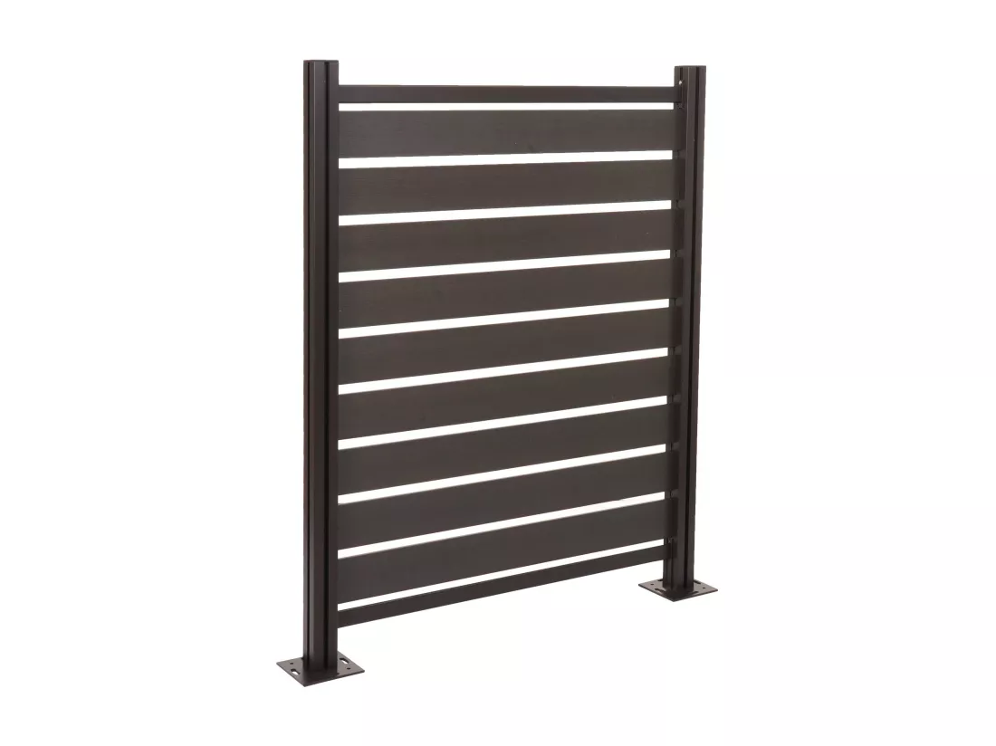 Clôture pour poubelles en aluminium MCW-K57, anthracite