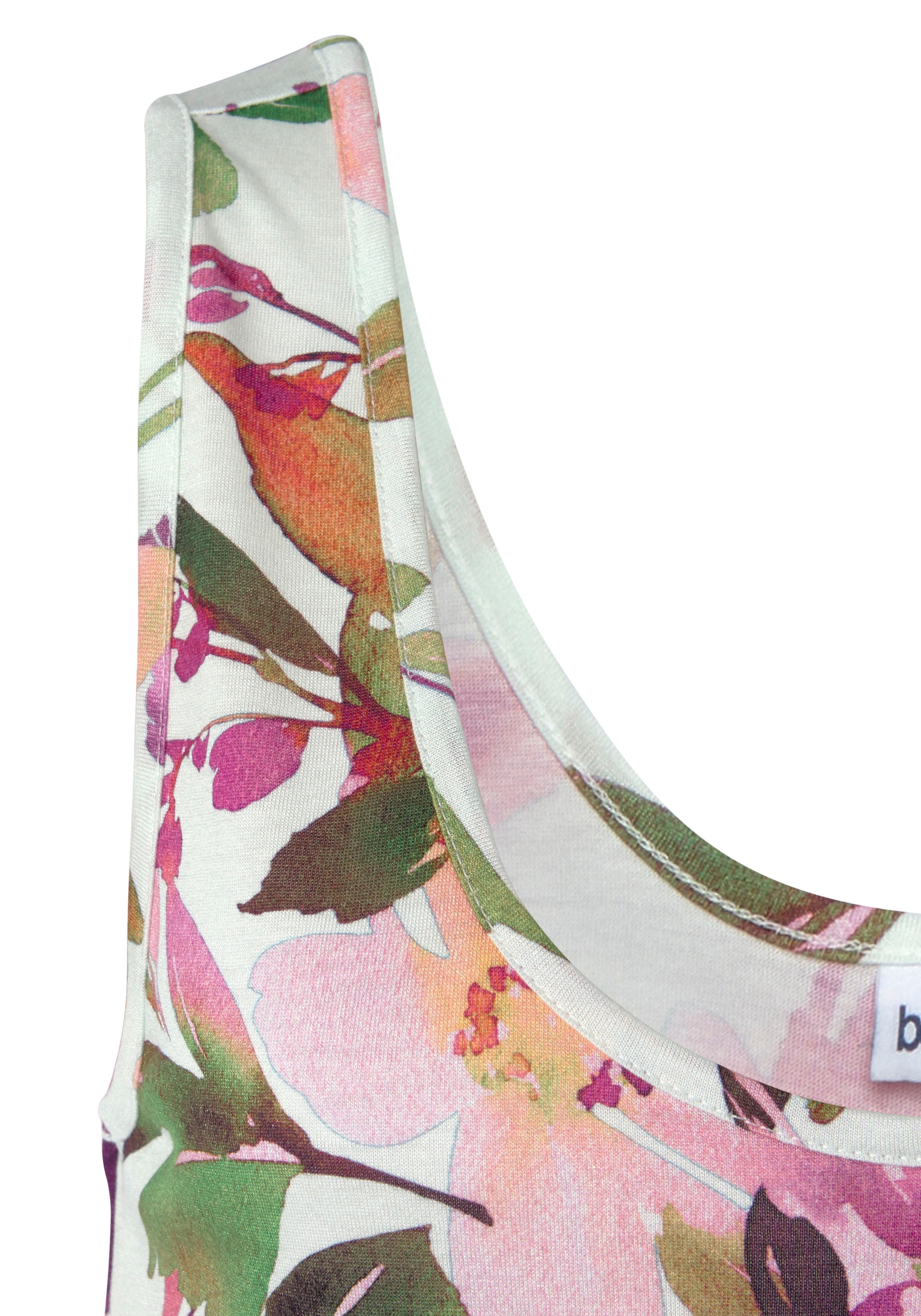 Beachtime Tanktop , mit Blumendruck, lockere Sommertops aus Jersey