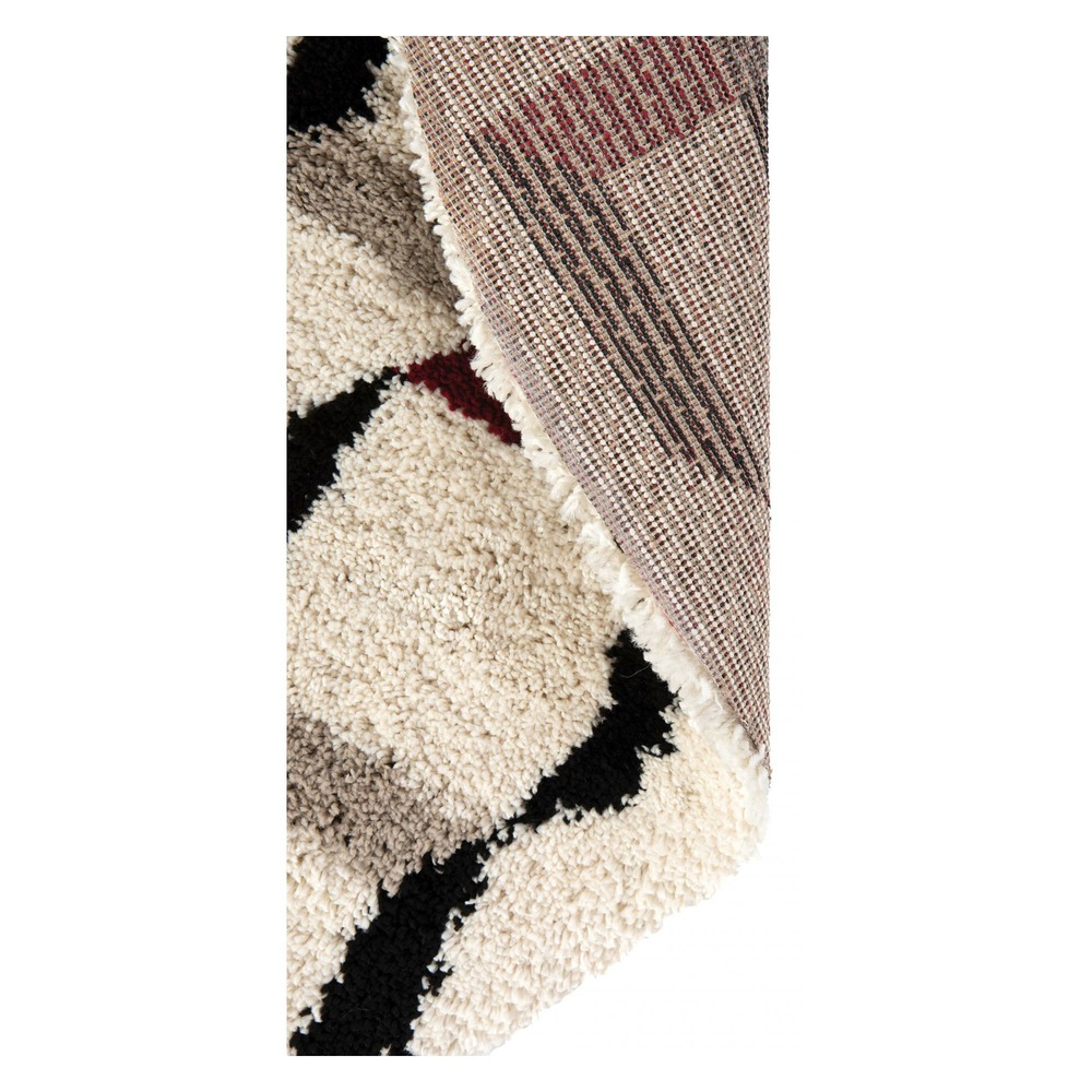 Tapis erika neige diameter 160 cm