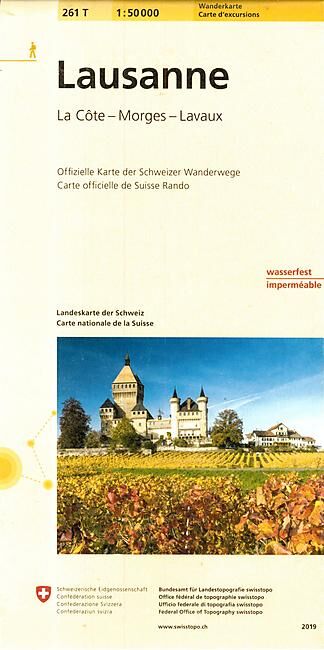 BUNDESAMT - 261T LAUSANNE ECHELLE 1 50 000