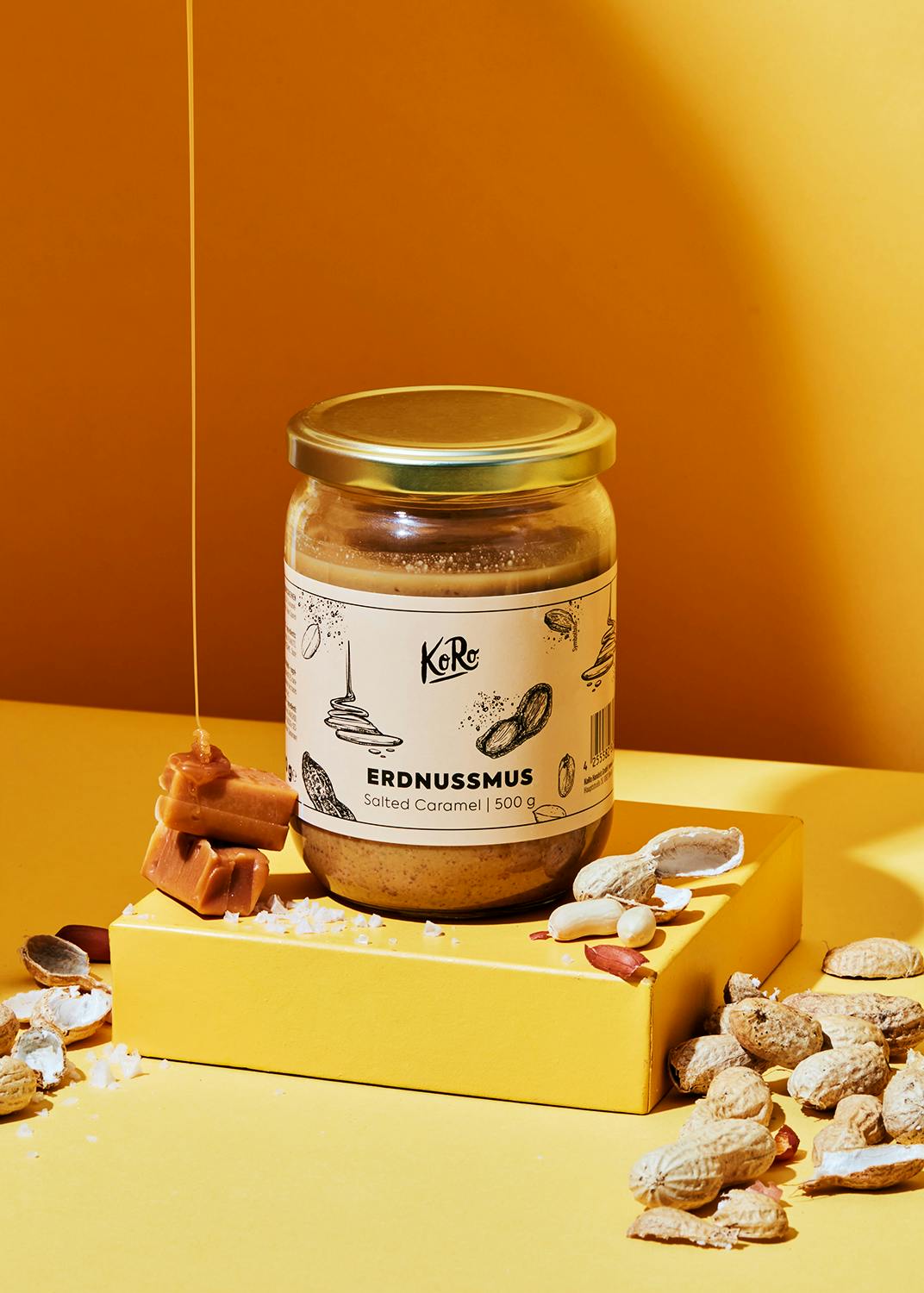 Erdnussmus Salted Caramel 500 g