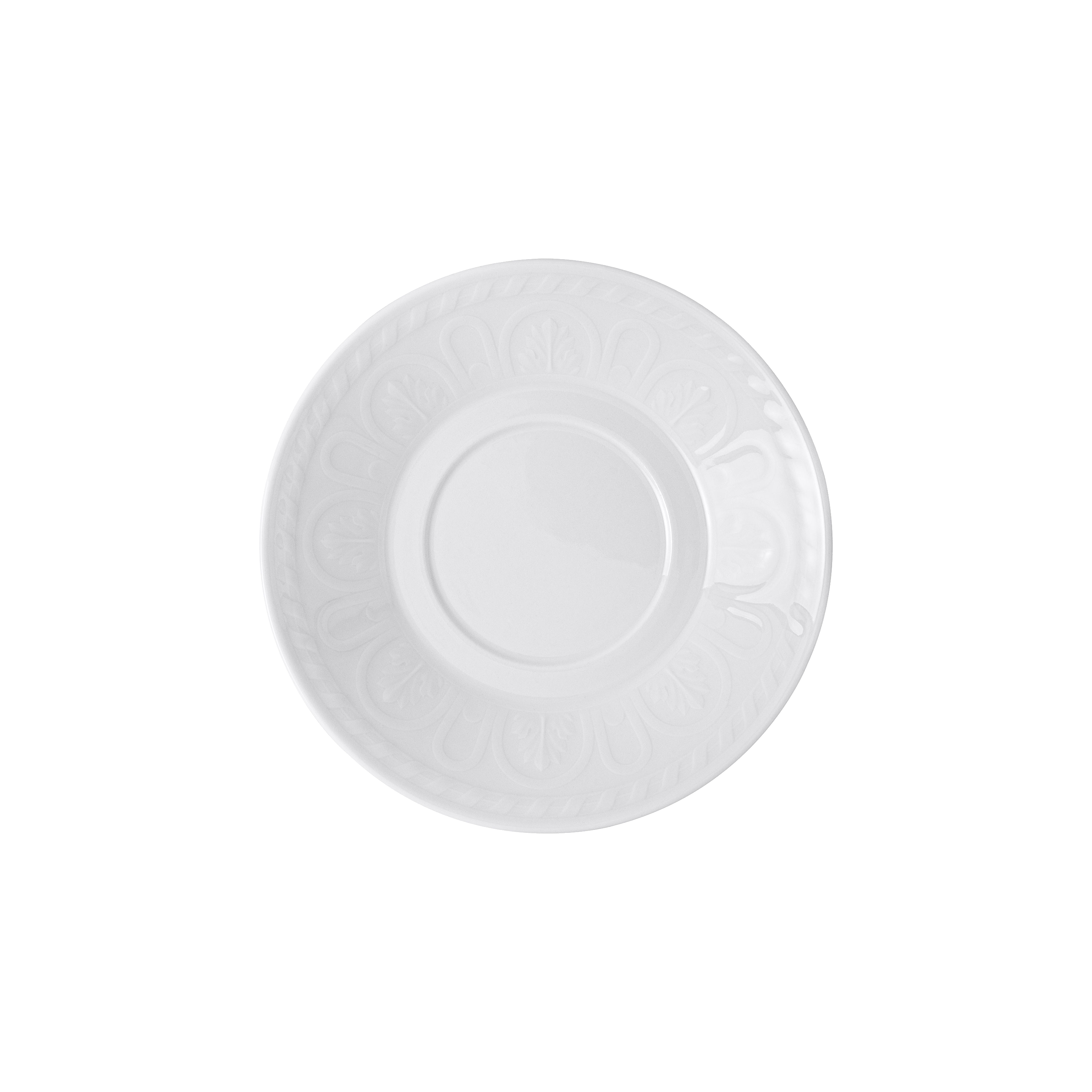 Cellini Coffee cup saucer White, 6.2'', Premium Porcelain