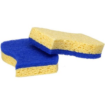 Éponge à vaisselle, pack de 2