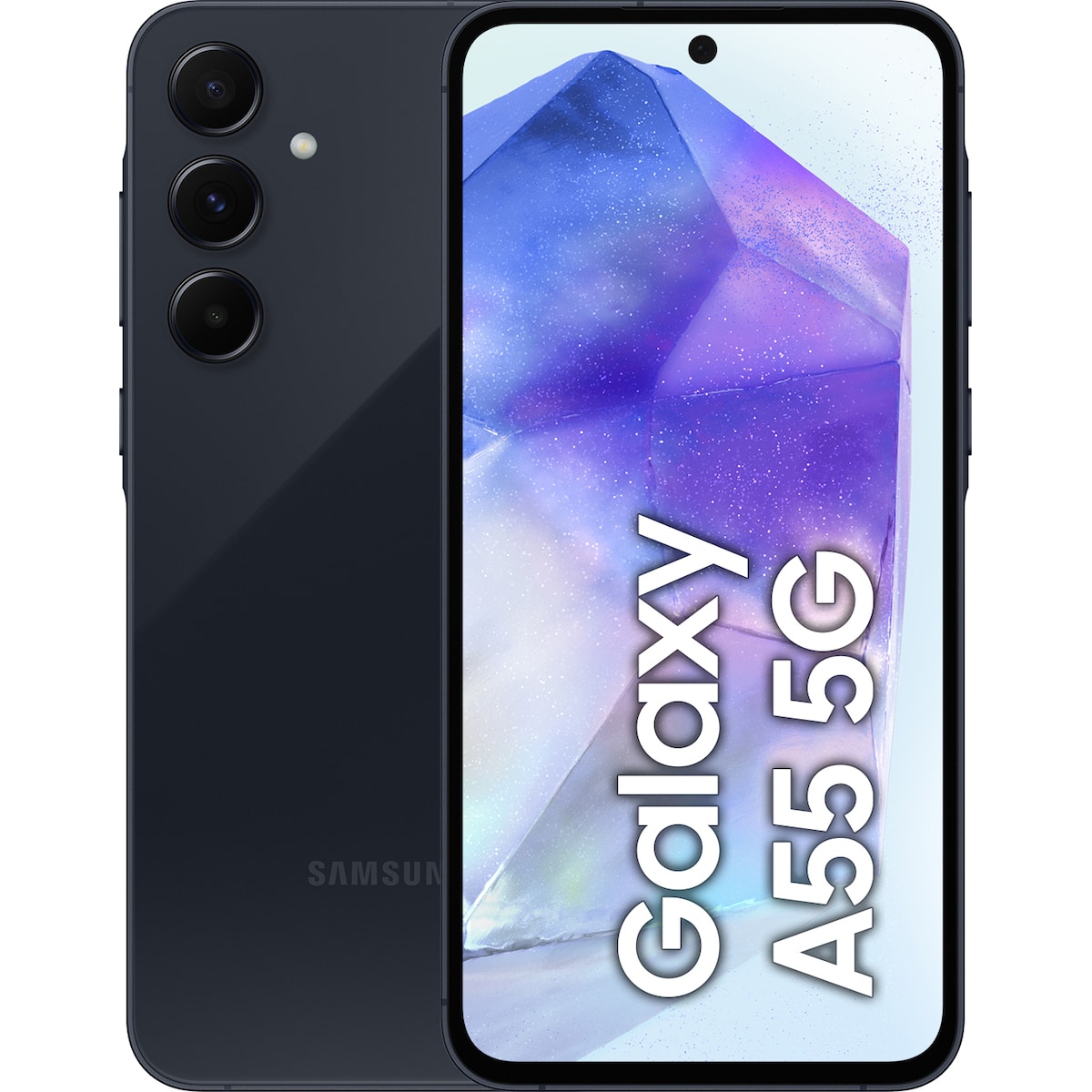 Samsung Galaxy A55 5G smarttelefon 8/128GB (marineblå)