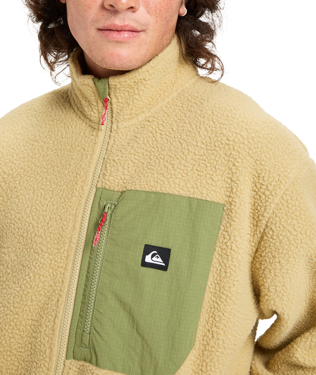 Jaqueta QUIKSILVER com gola alta e zíper Clean Coast