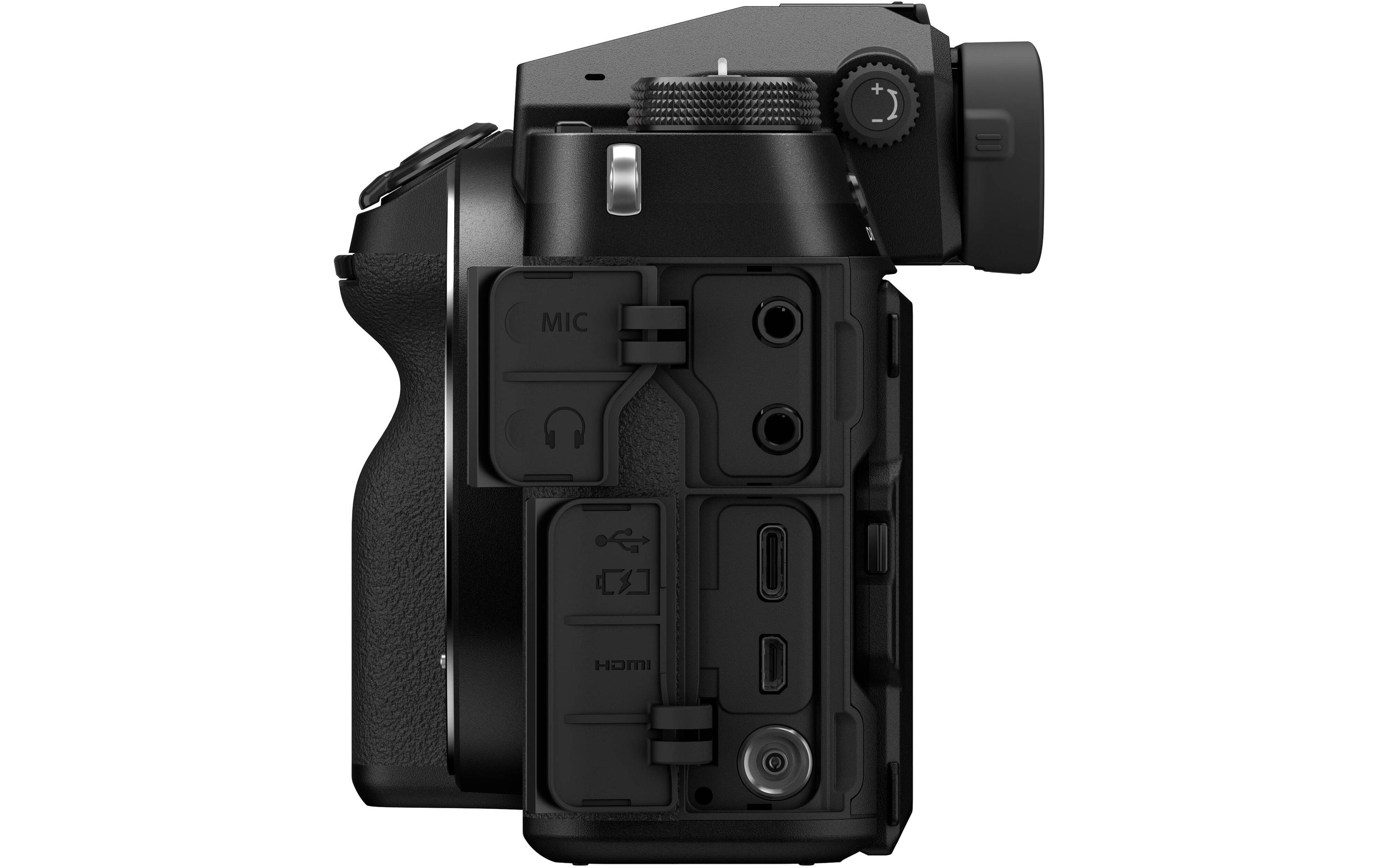 Fotokamera GFX-100S Body Schwarz<br>Portable, mobile Systemkamera mit Mittelformatsensor
