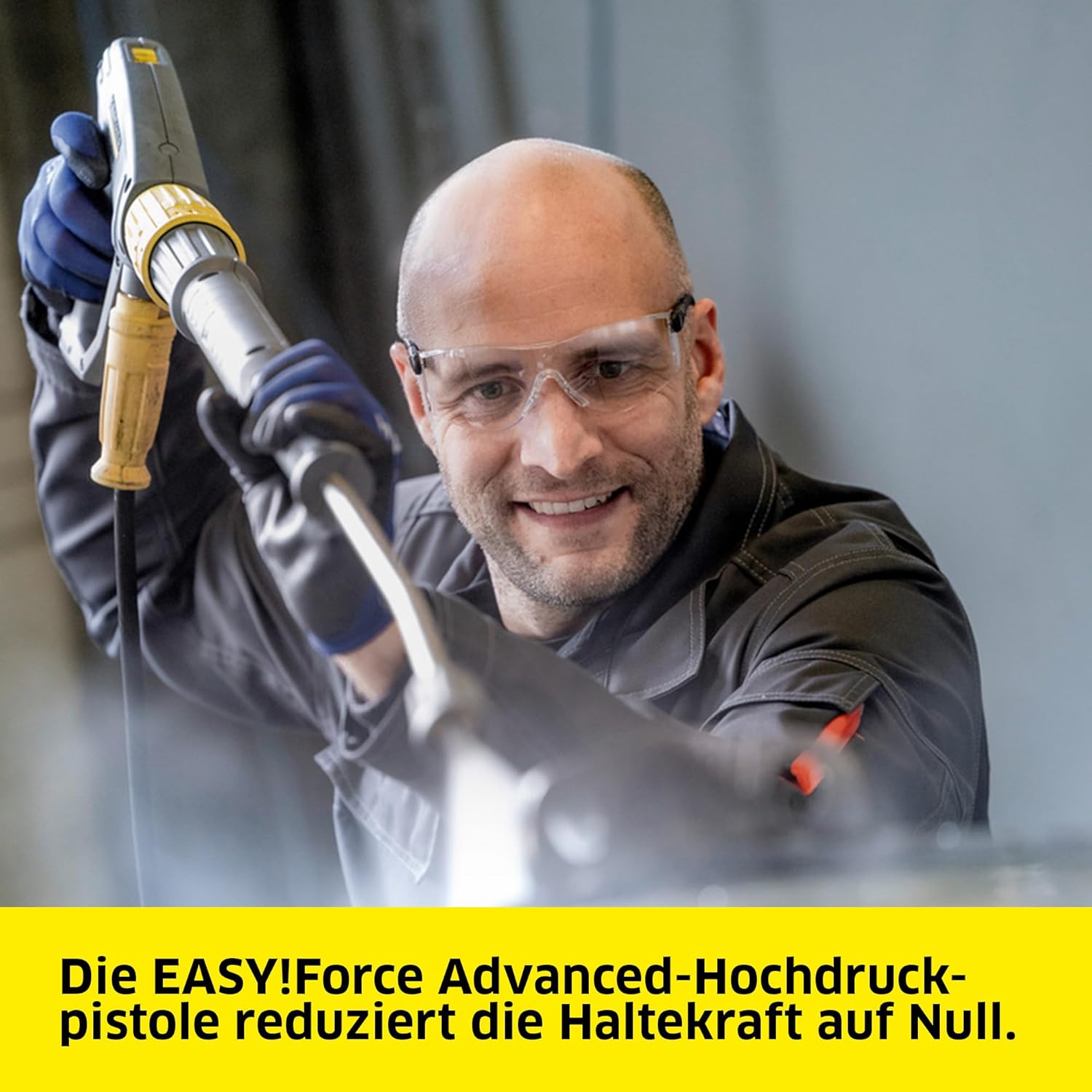 Kärcher Heißwasser-Hochdruckreiniger HDS 5/15 UX, max. 80 °C, Arbeitsdruck: 150 bar, Fördermenge: 450 l/h, Gewicht: 80,5 kg, Schlauch: 15 m, Easy!Force Advanced-Hochdruckpistole, Schlauchtrommel