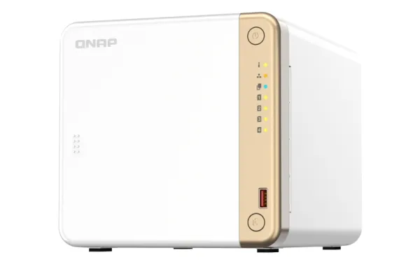 QNAP TS-462 - NAS-server - 4 bays - SATA 6Gb/s - RAID 0, 1, 5, 6, 10, JBOD - RAM 4 GB - 2.5 Gigabit Ethernet - iSCSI support