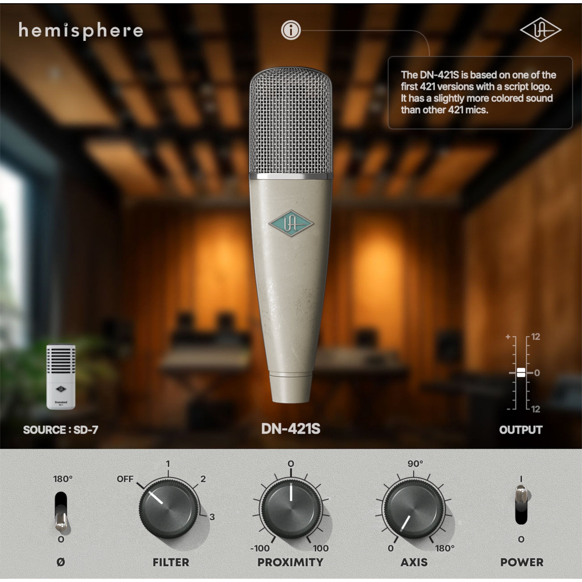 Universal Audio SD-7 dynamische instrumentmicrofoon