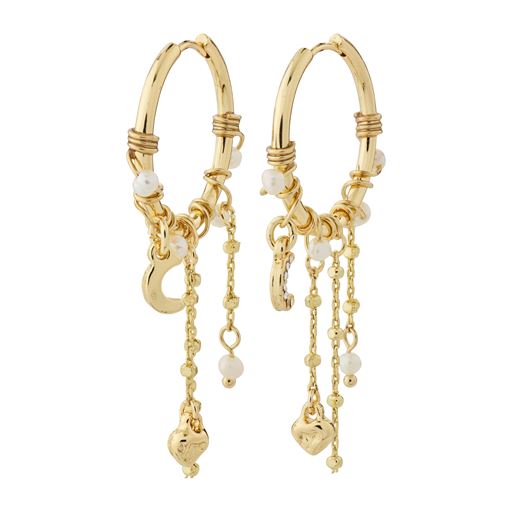 Pilgrim Arlet Recycled Øreringe, Gold Plated