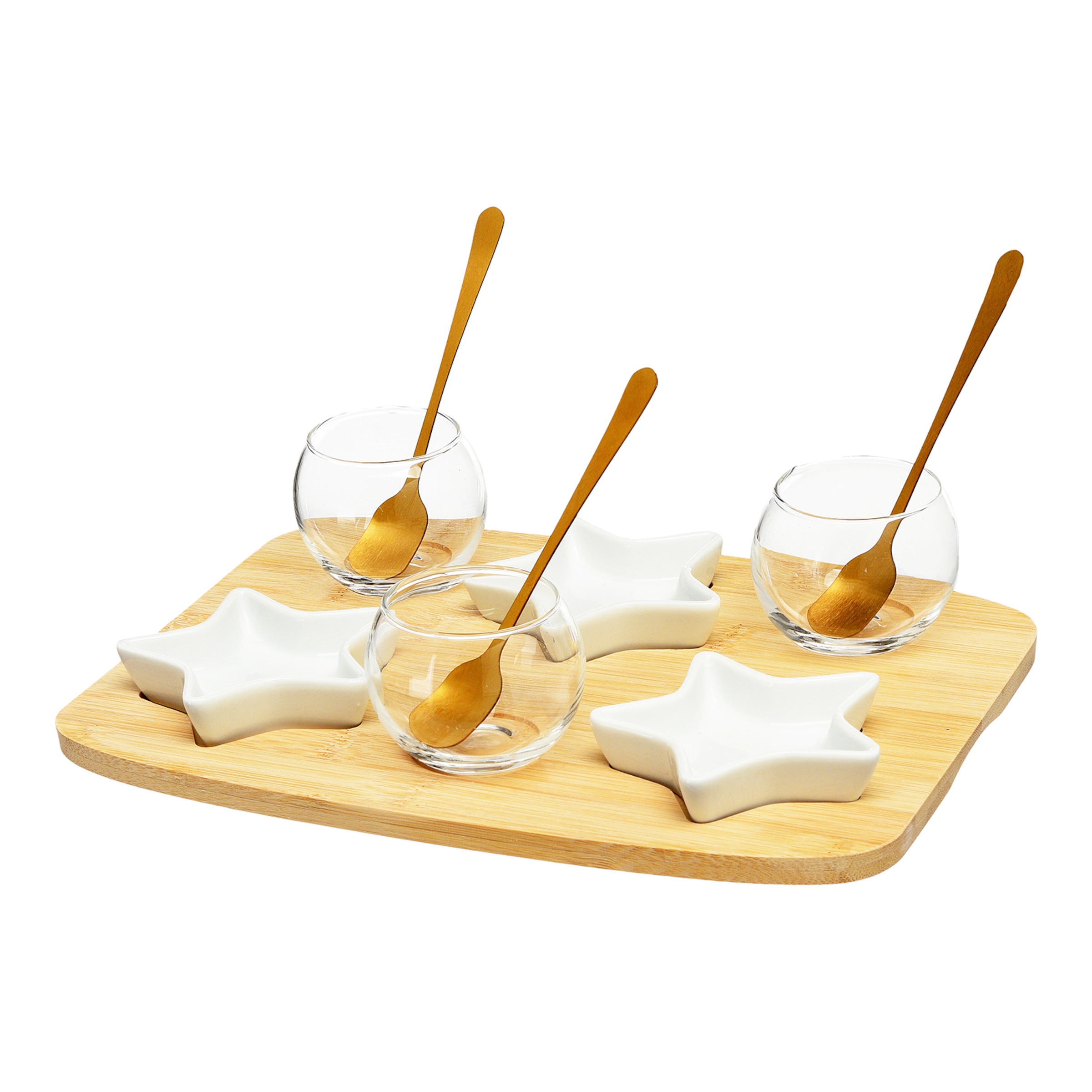 klar, L 28,5 x B 21,5 x H 8 cm, 10-teilig