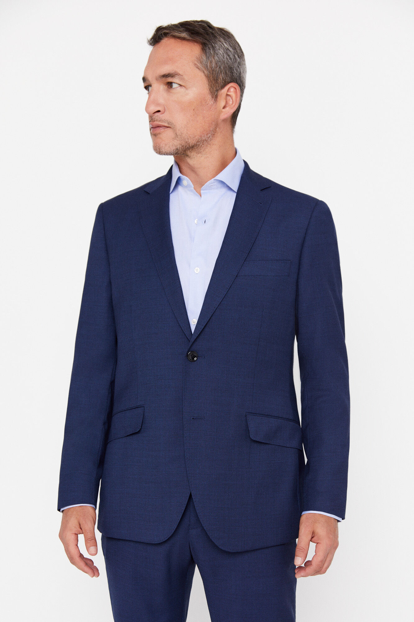 Americana ojo perdiz COOLMAX® - Azul