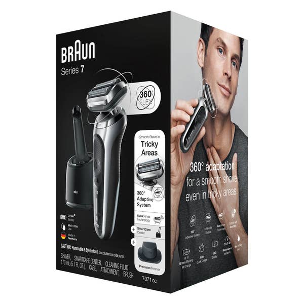 Braun Series 7 71-S7200cc Elektrorasierer Mit Präzisionstrimmer, Reinigungsstation (UVP: 329.99 €)