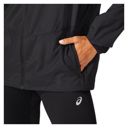 Veste coupe-vent Asics Core Run Noir Femme