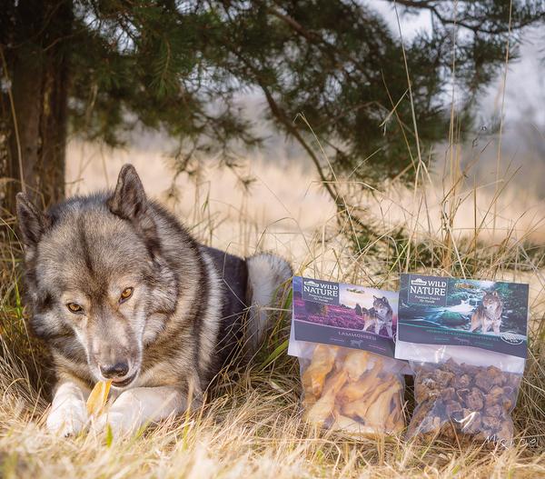 Dehner Wild Nature Hundesnack Lammohren, 200 g
