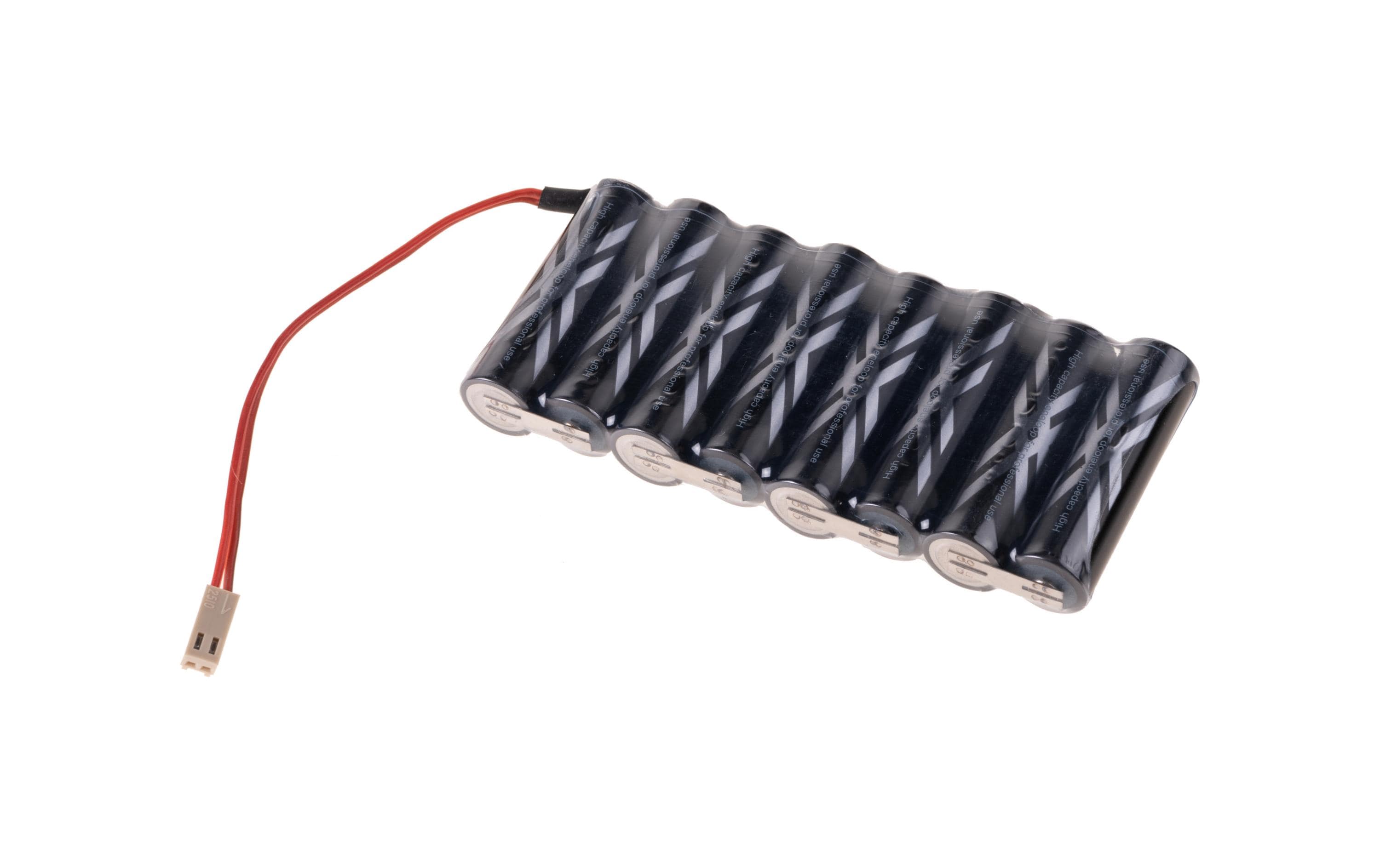 RC-Akku NiMH 2500 mAh 9.6 V Eneloop Pro für Sender8 Zellen NiMH-Akku Sender/Empfänger