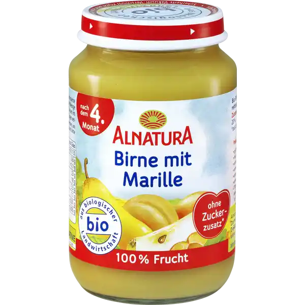 Bio Birne mit Marille