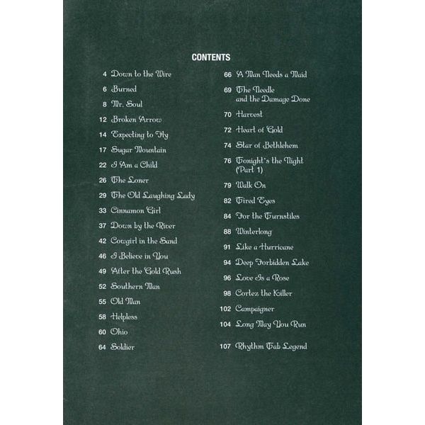 Hal Leonard Neil Young: Decade