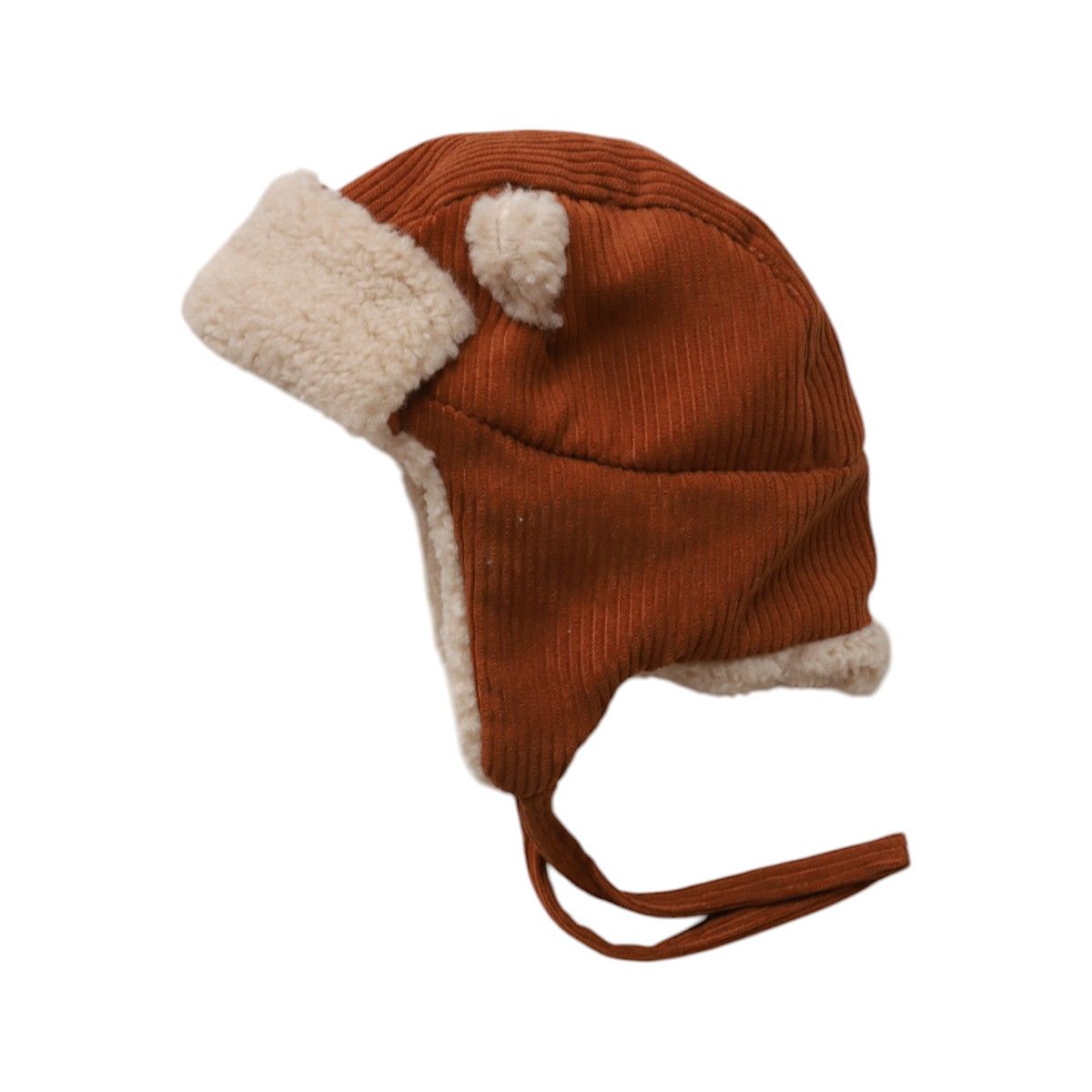 Chapka enfant velours marron - Bébé Highland Petit toi
