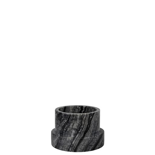 Mette Ditmer Marble Bloklysestage, Black/Grey