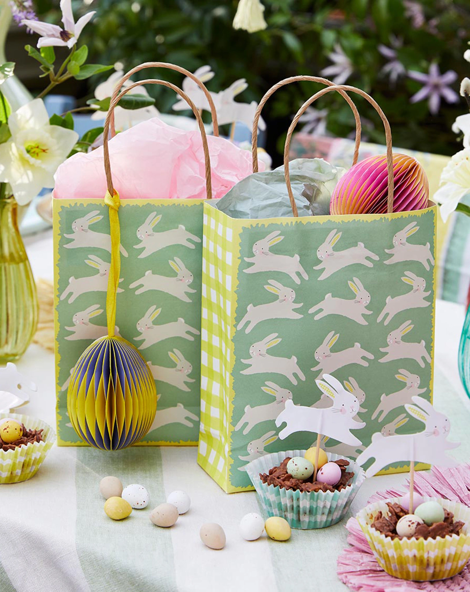 Cupcake-Set SPRING BUNNY 48teilig