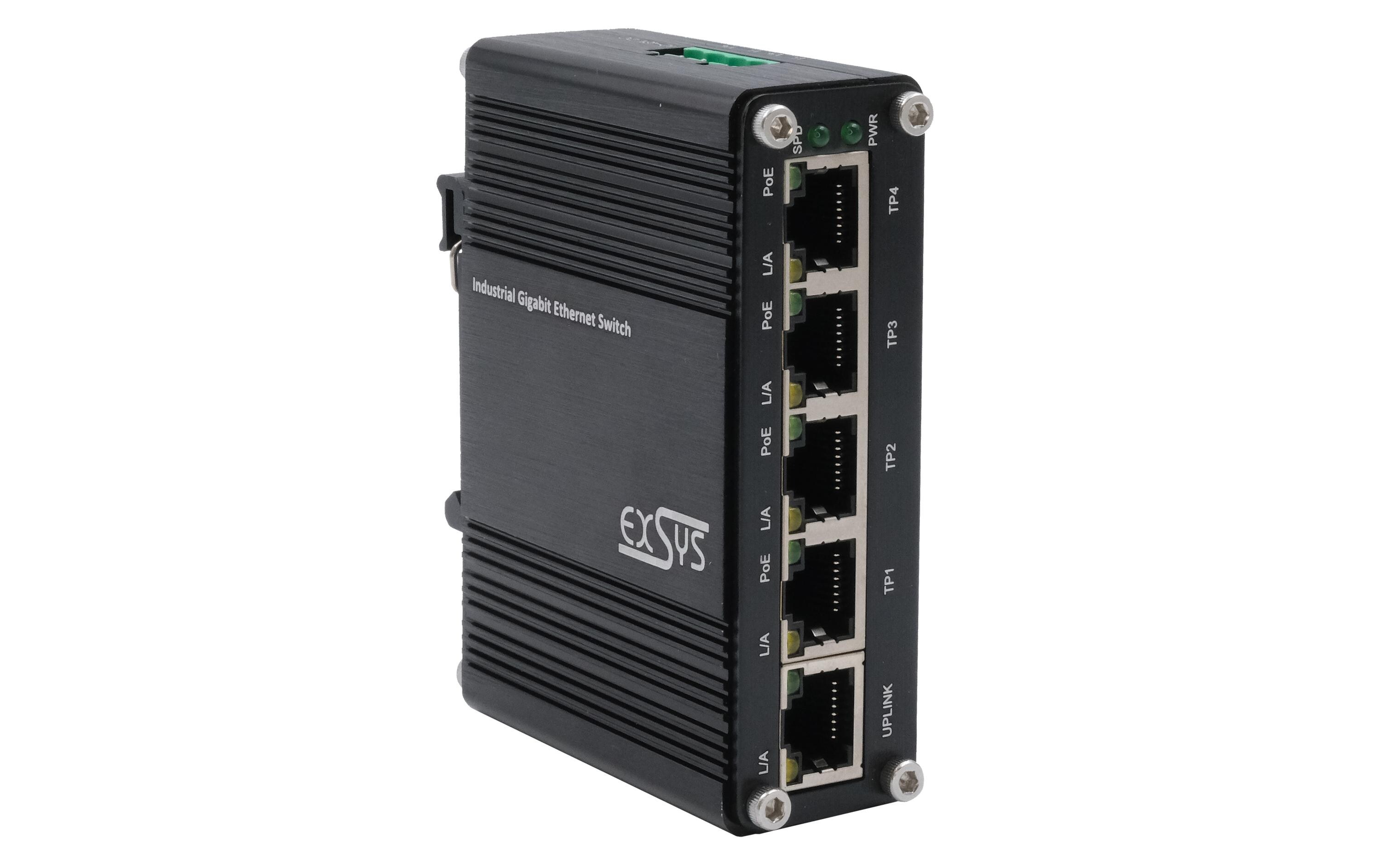 PoE Switch EX-62020POE 5 Port5-Port Mini Gigabit Ethernet PoE+ Switch