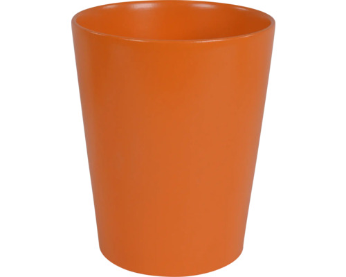 Alma bloempot, 13,5 x 13,5 x 16 cm, keramiek, oranje