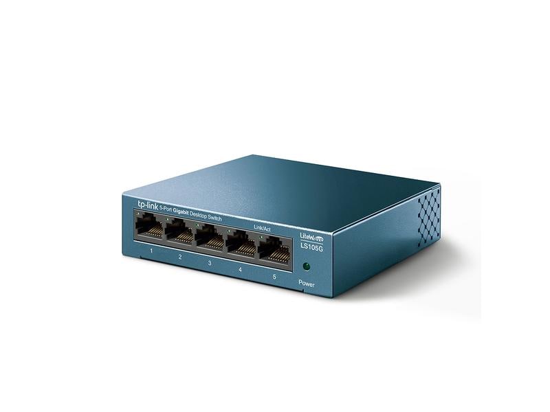 TP-Link Switch LS105G 5 Port 5-Port Desktop Switch (10/100/1000Mbps)