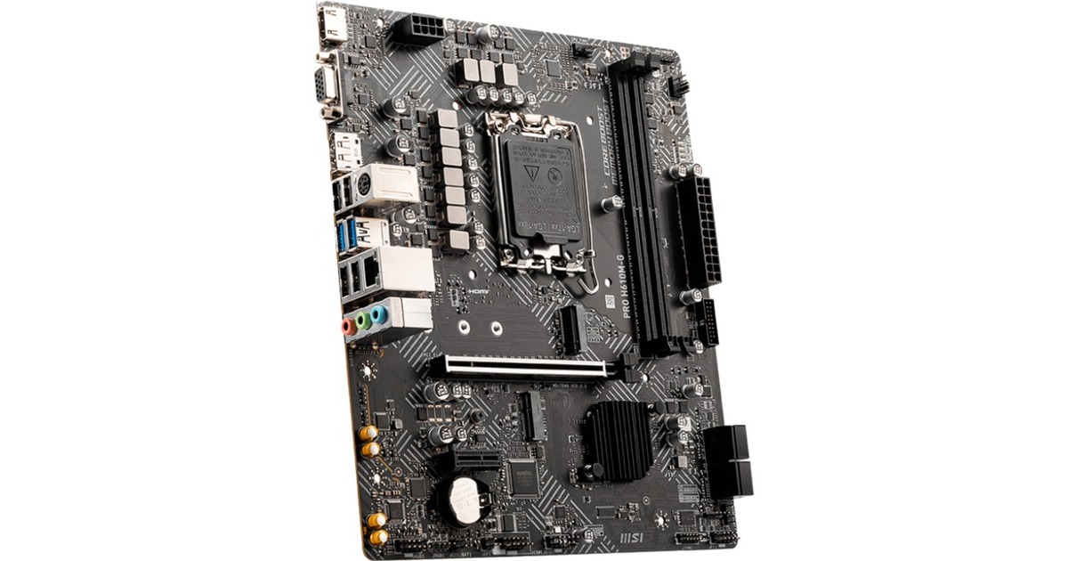 MSIPRO H610M-G socket 1700 moederbord  (Gb-LAN, Sound, µATX)