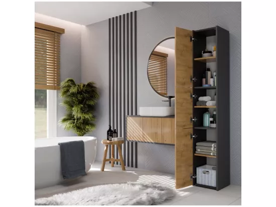 Etagère de salle de bains Sara S33 ANTHRACITE ARTISAN