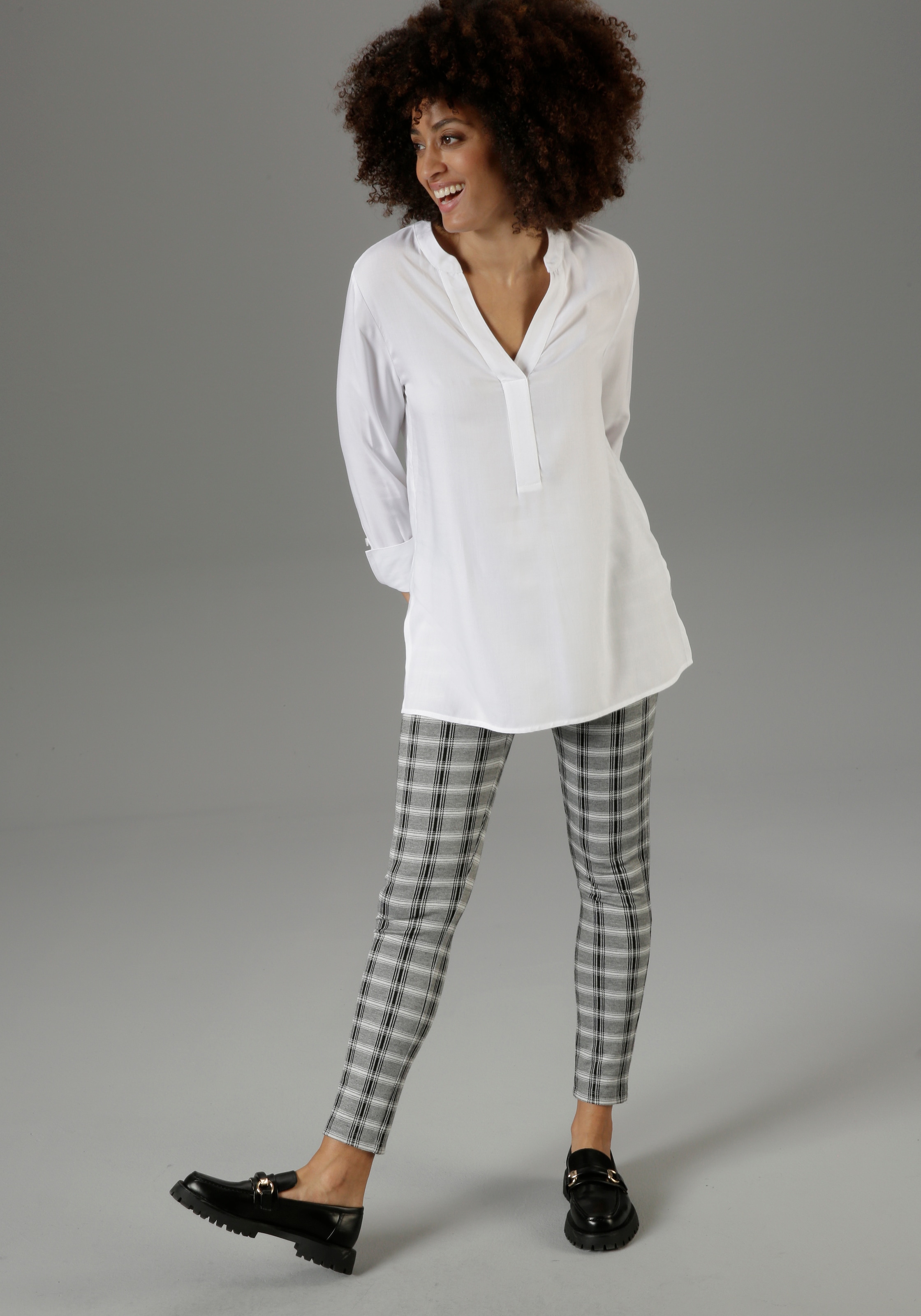 Aniston SELECTED Longbluse , mit extra-langen Manschetten