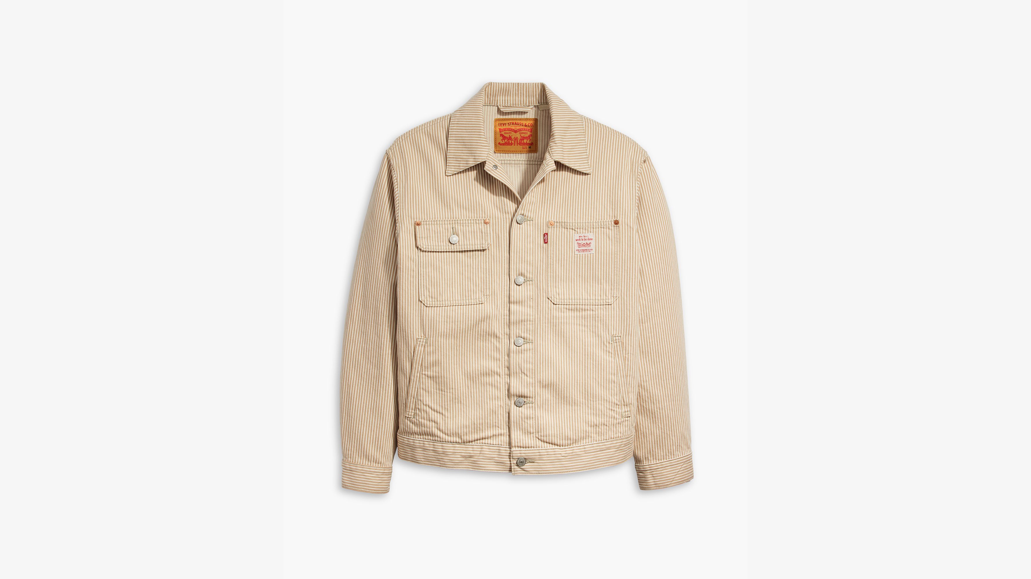 Veste Trucker Sunrise - Khaki Railroad - Beige