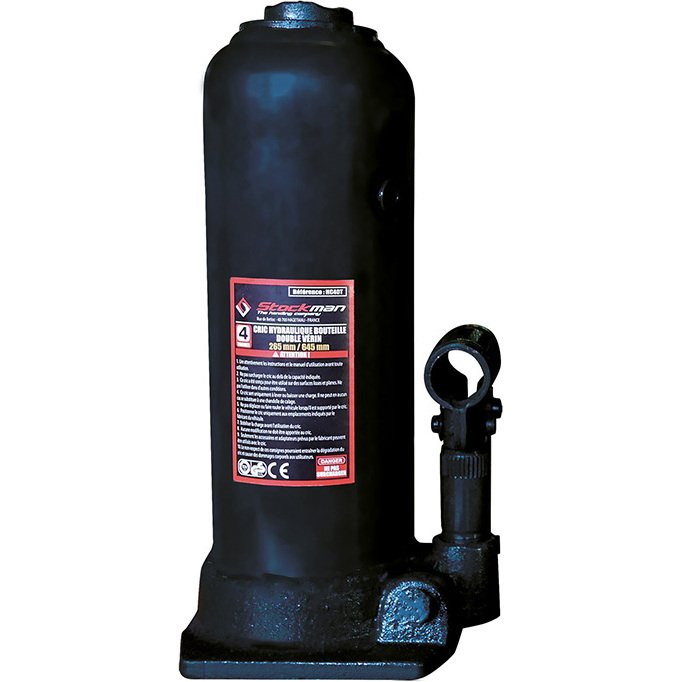 Cric bouteille double vérin