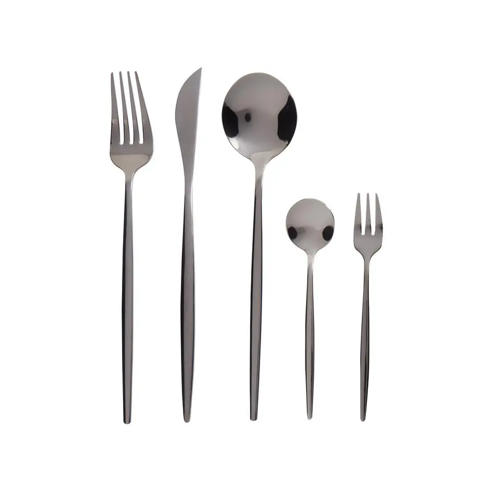 RIGATONI - Bestekset - Zwart - Roestvrij staal