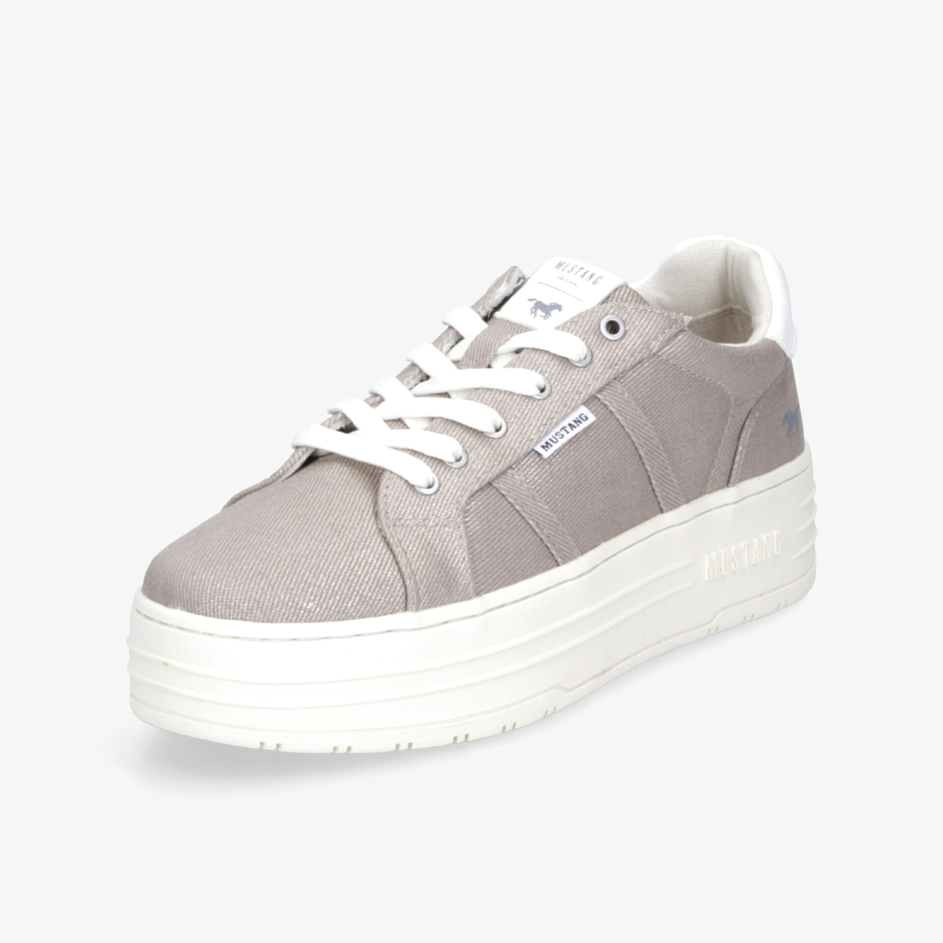 MUSTANG Damen Plateau Sneaker gold - Jetzt bei reno.de kaufen