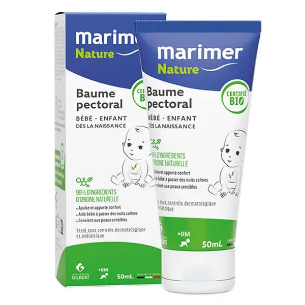 Marimer Nature Baume Pectoral Baby Bio 50ml