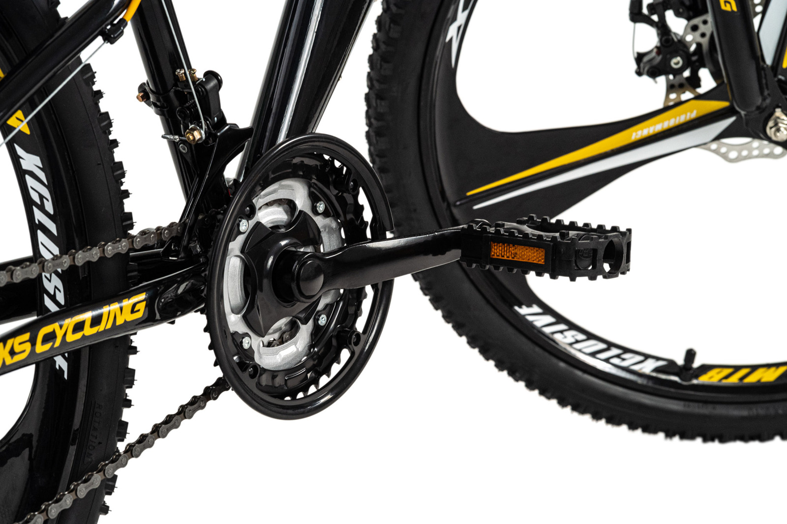 KS Cycling Mountainbike FULLY 26'' BLISS - schwarz-gelb - 47 cm Rahmenhöhe