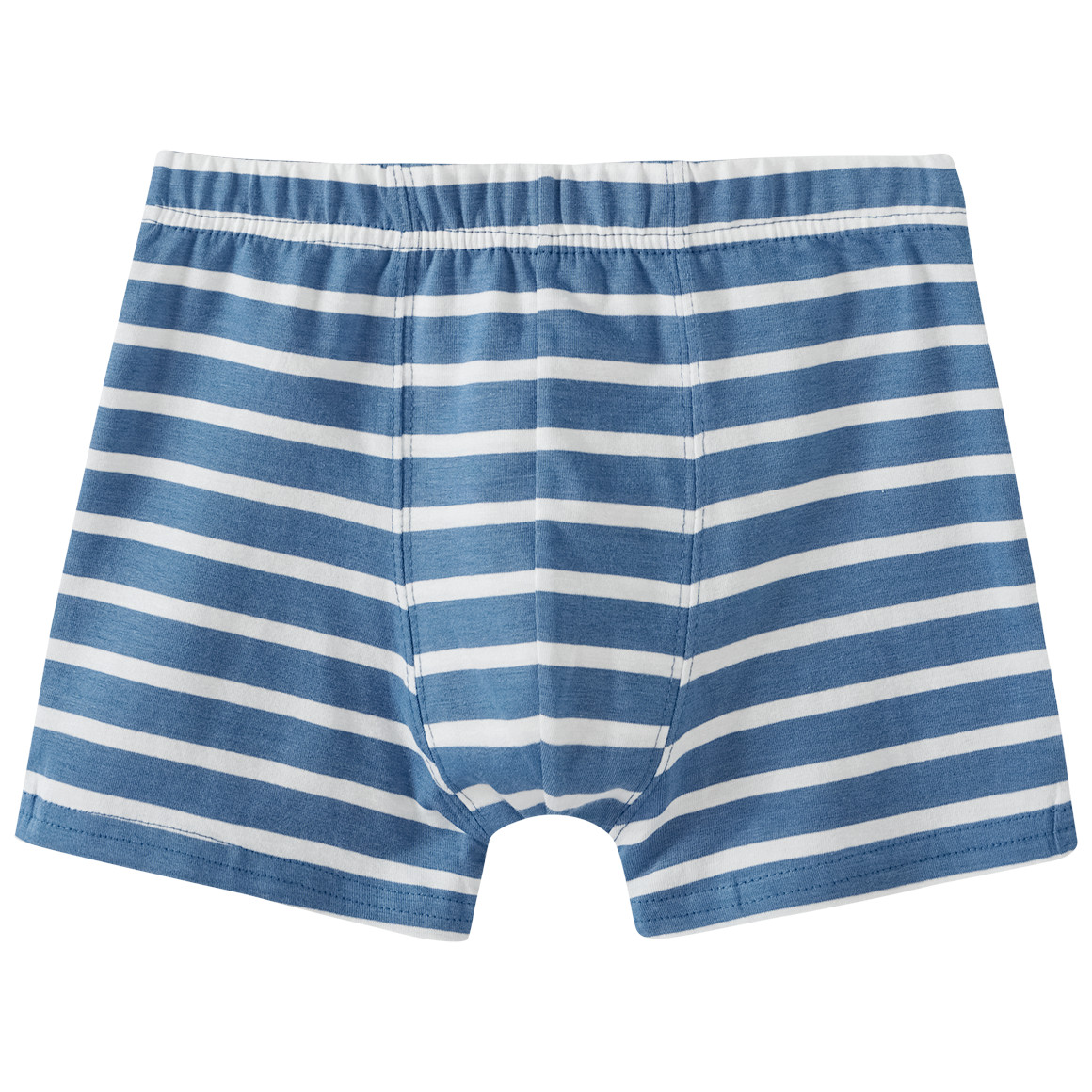Famy 3 Jungen Boxer mit Bio Baumwolle blau / dunkelblau / weiss