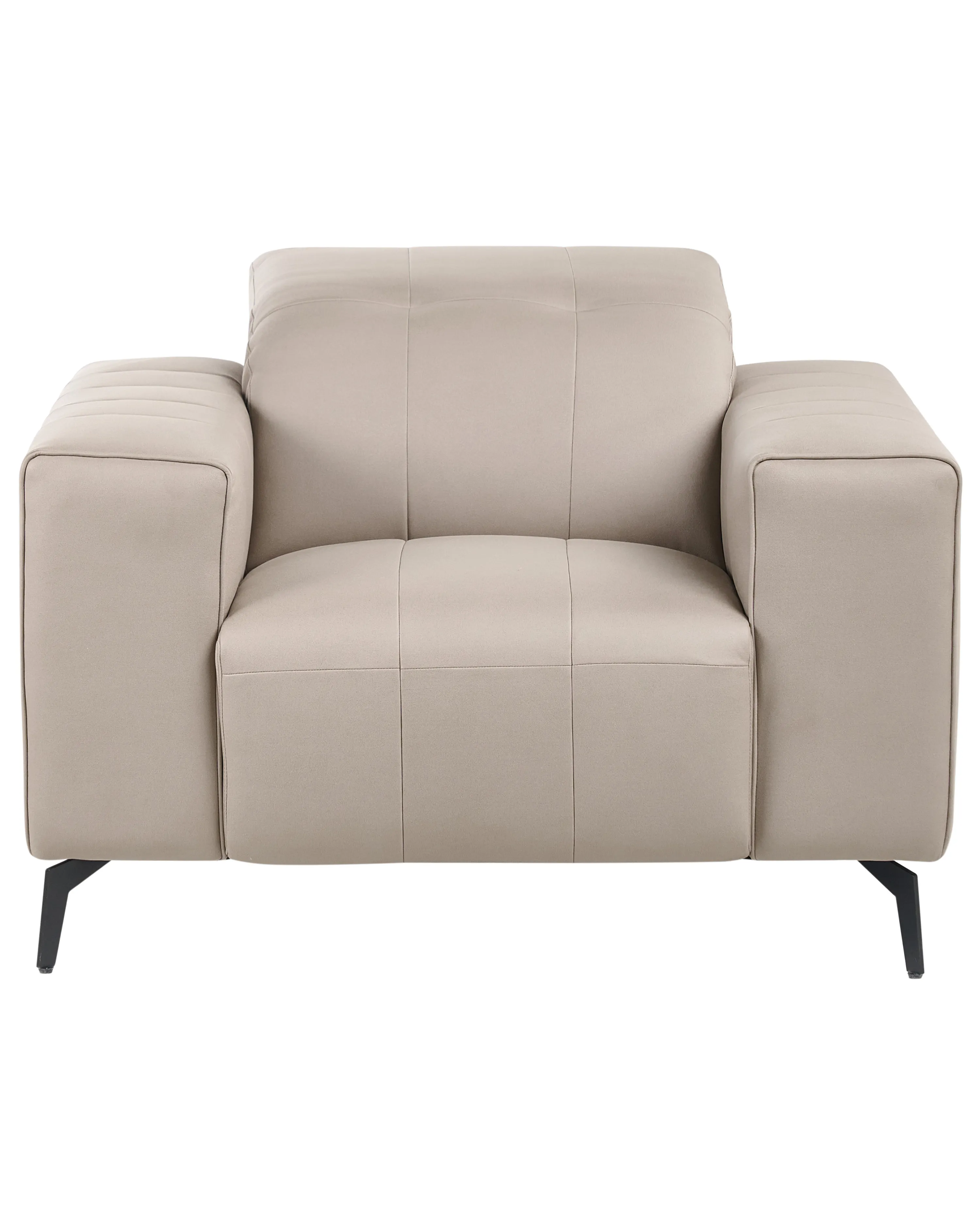 Fauteuil OMMEL Kunstleer Taupe