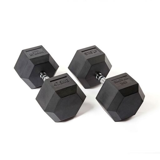 Halter hexagonal único WOD de 47,5 kg