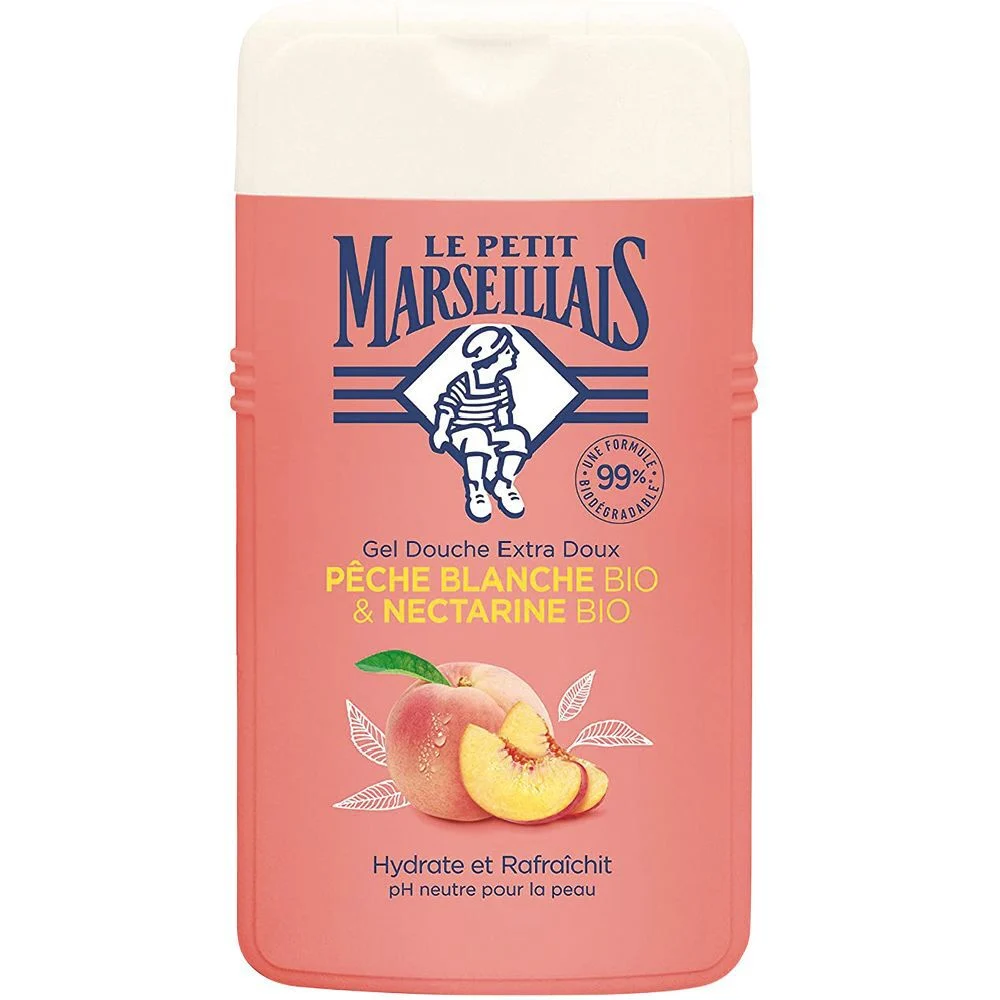 Gel douche Le Petit Marseillais pêche blanche et nectarine