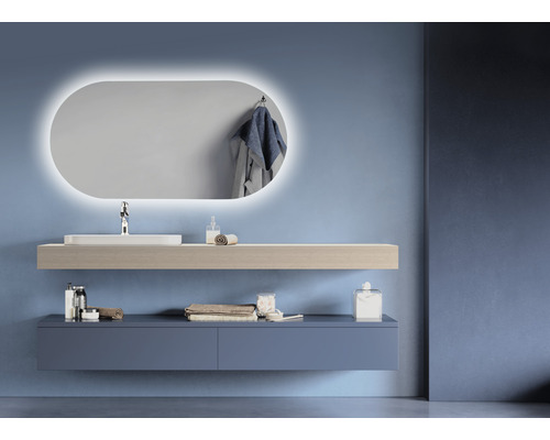 LED badkamerspiegel Denise Ovaal 45 x 90 cm IP 44