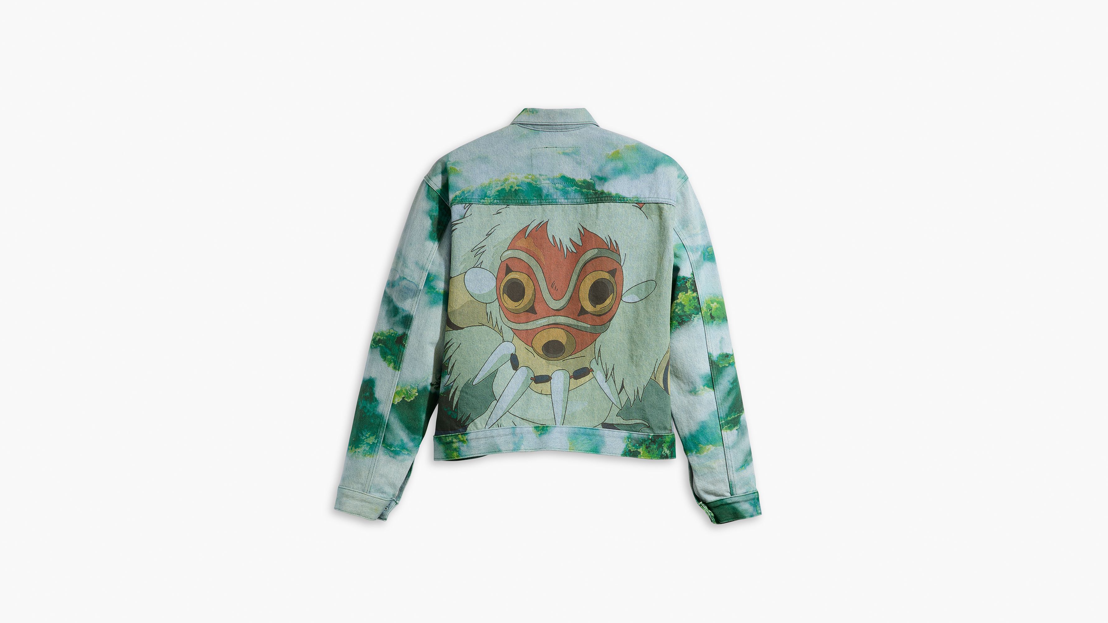 Veste Trucker San et le loup Levi's® X Princess Mononoke - Xghibli Cloud Blue Trucker - Multicolore