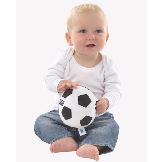 Mon premier ballon de Football   blanc et noir        de               Playgro