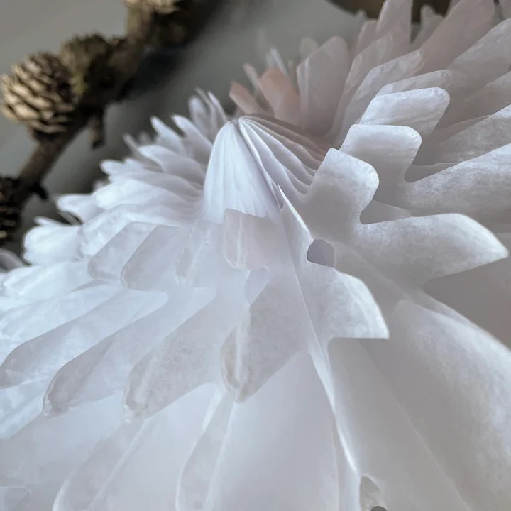 House Doctor - Fold Weihnachtsstern, D15 cm, weiss