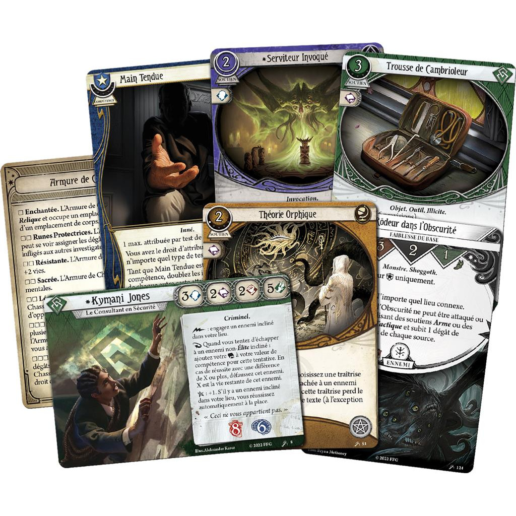 Horreur à Arkham : Le Jeu de Cartes - Les Clefs Écarlates - (Investigateurs)