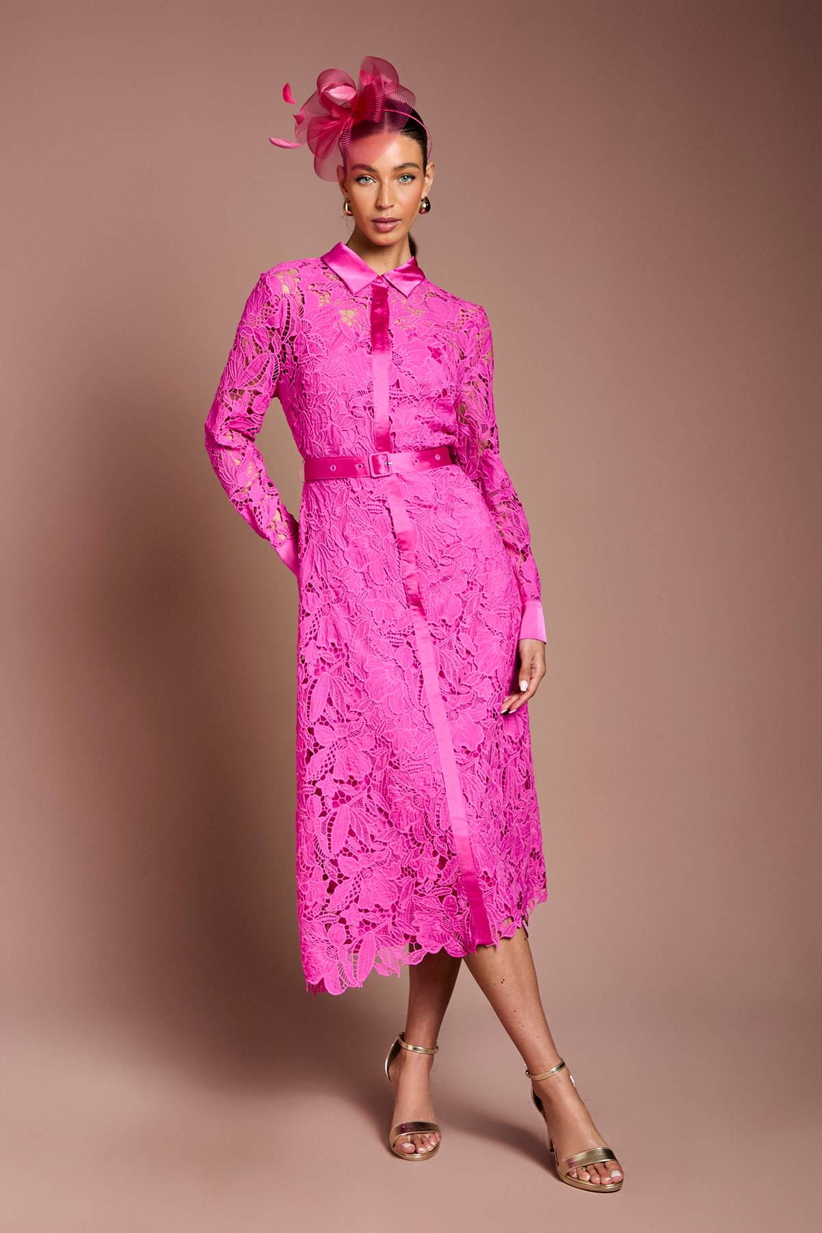 Coast Robe Chemise En Dentelle