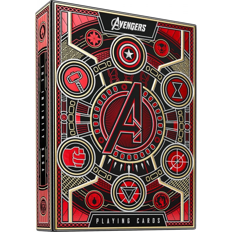 Jeu de 54 cartes Bicycle - Marvel : Rouge