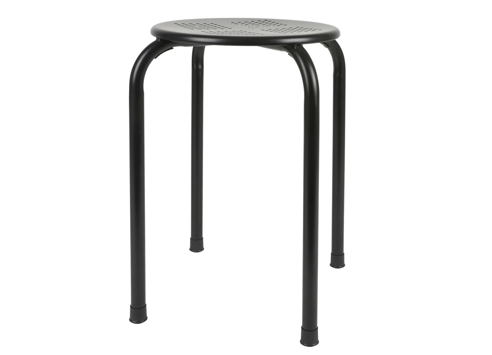 Metall-Stapelhocker Rund